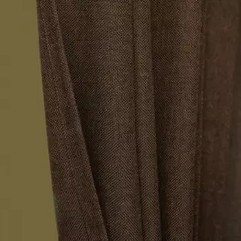 Комплект штор «Джерри», размер 200 х 270 см - 2 шт, подхват - 2 шт см, цвет коричневый