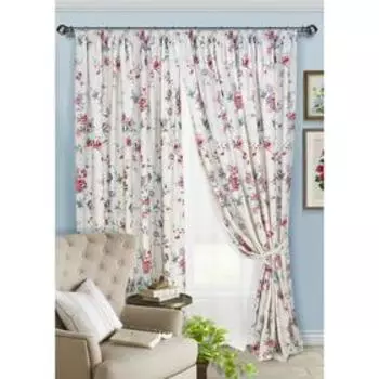 Комплект штор Mimos-S, размер 400х270 см, тюль - 450х270 см