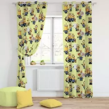 Комплект штор «Миньоны», размер 145х270 см 2 шт