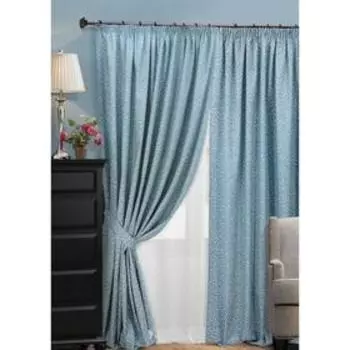 Комплект штор на тесьме Domino, размер 400х270 см, тюль - 450х270 см