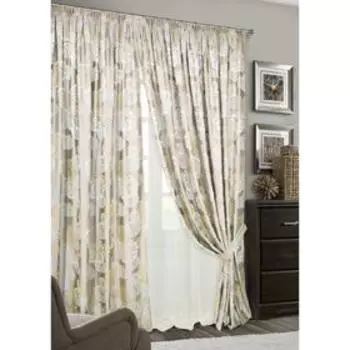 Комплект штор на тесьме Salute, размер 400х270 см, тюль - 450х270 см