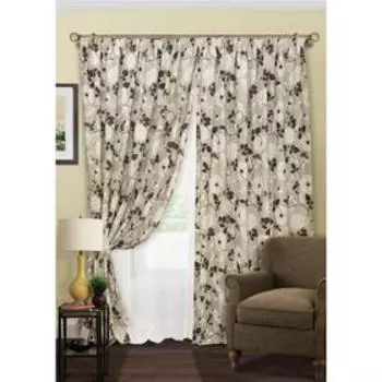 Комплект штор на тесьме Talia-ST, размер 400х270 см, тюль - 450х270 см