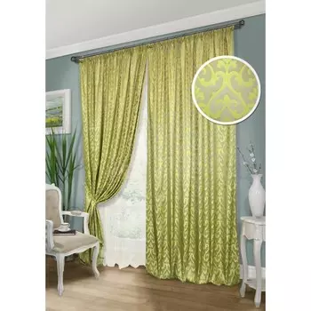 Комплект штор Patricia-S, размер 440х270 см, тюль - 450х270