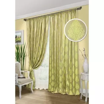 Комплект штор Stefanielle-S, размер 440х270 см, тюль - 450х270