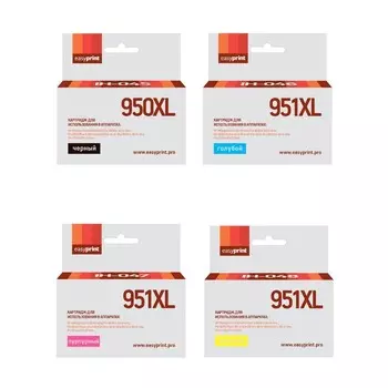 Комплект струйных картриджей EasyPrint IH-950XL/951XL (CN045AE/CN045/950XL/950/951/951XL) д 105358