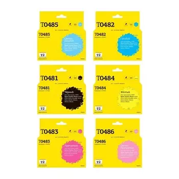 Комплект струйных картриджей T2 IC-ET0487 (T0487) для Epson