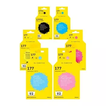 Комплект струйных картриджей T2 IC-H177XL_MP для HP