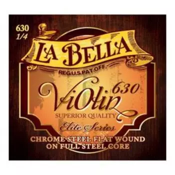 Комплект струн для скрипки La Bella 630-1/4 размером 1/4, сталь