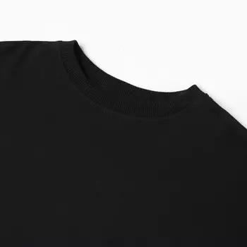 Комплект (свитшот, брюки) для девочки, цвет черный, рост 158-164 см