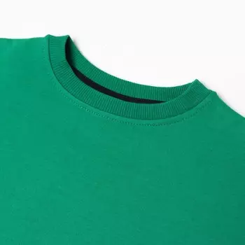 Комплект (свитшот, брюки) для девочки, цвет зеленый, рост 152-158 см