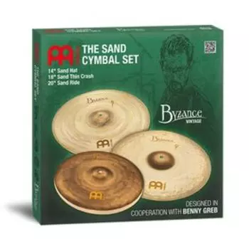 Комплект тарелок Meinl BV-141820SA Byzance Vintage Sand Cymbal Set 14, 18, 20"