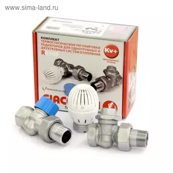Комплект термостатический Giacomini, 1/2" R470F, для радиатора, прямой