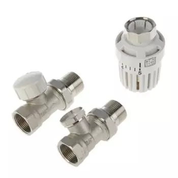 Комплект термостатический «СТМ» ТЕРМО, для радиатора, прямой, 3/4"