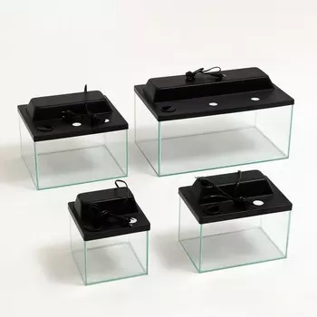 Комплект террариумов с крышками 7 л, 12 л, 23 л, 45 л