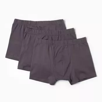 Комплект трусов для мальчика Collorista,рост 146-152 цвет серый