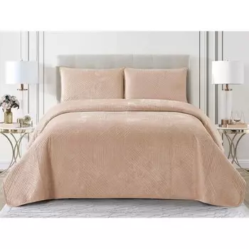 Комплект Velluto, покрывало 230x250 см, наволочка 50x70 см