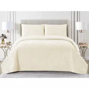 Комплект Velluto: покрывало, наволочка, размер 230x250 см, 50x70 см