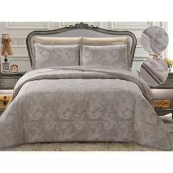 Комплект «Вермонт»: покрывало 220 × 240 см, наволочки 50 × 70 см - 2 шт, мокко