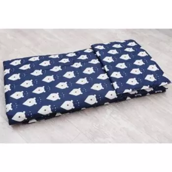 Комплект в коляску Mommy star, 3 предмета, принт белые медведи