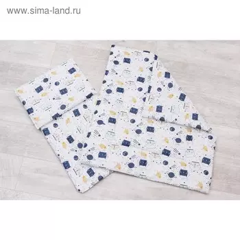 Комплект в коляску Mommy star, 3 предмета, принт космос