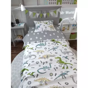 Комплект в кроватку TIME TO SLEEP 1,5 спальный, цвет белый