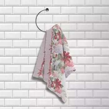 Комплект вафельныx полотенец «Гортензия», размер 50x70 см - 3 шт