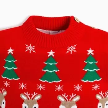 Комплект вязаный Крошка Я "Xmas" рост 86-92 см