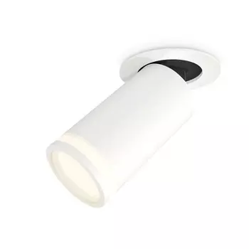 Комплект встраиваемого поворотного светильника с акрилом Ambrella light, Techno, XM6322221, GU5.3, цвет белый песок