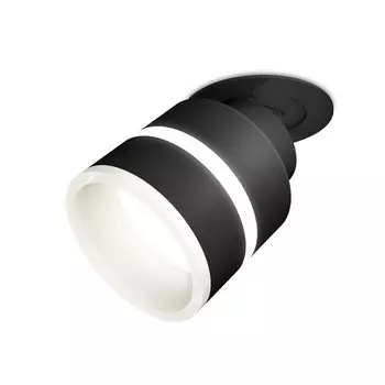 Комплект встраиваемого поворотного светильника с акрилом Ambrella light, Techno, XM8102524, цвет чёрный песок
