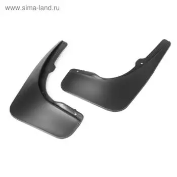 Комплект задних брызговиков, RIVAL, Geely Atlas 2018-н.в., 2 шт., с креплением, 21903002