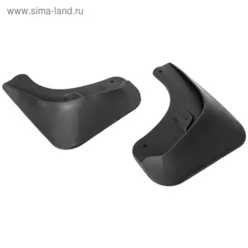 Комплект задних брызговиков, RIVAL, Volkswagen Tiguan I 2011-2017, 2 шт., с креплением, 25805002