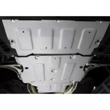 Комплект защит картер, КПП, РК RIVAL, Audi A6 2018-н.в., Audi A7 2018-н.в., с крепежом, K333.0343.1