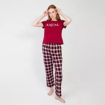 Комплект женский (футболка,брюки) цвет МИКС, размер 50