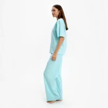 Комплект женский (футболка и брюки) KAFTAN Basic р. 48-50, бирюзовый