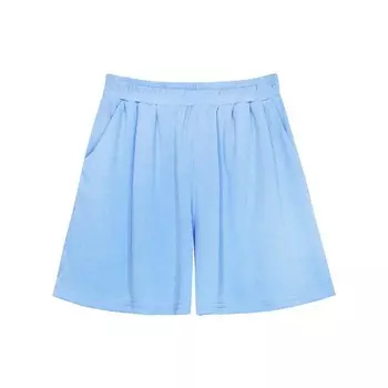 Комплект женский: майка, шорты, размер 50, цвет голубой