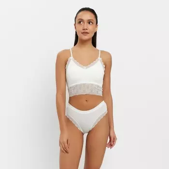 Комплект женский (топ, трусы) Collorista, белый, размер 42-44