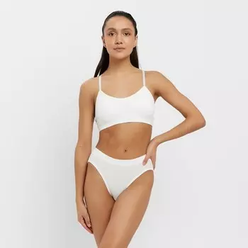 Комплект женский (топ, трусы) Collorista, белый, размер 42-44