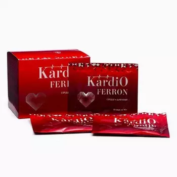 Комплекс Сердце+Давление Kardio Ferron, 10 пакетов по 10 г.