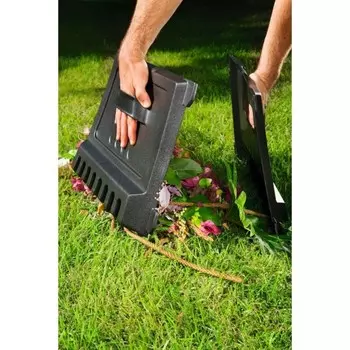 Компостер пластиковый, 600 л, 90 107,5 16,5 см, чёрный, KETER MEGA