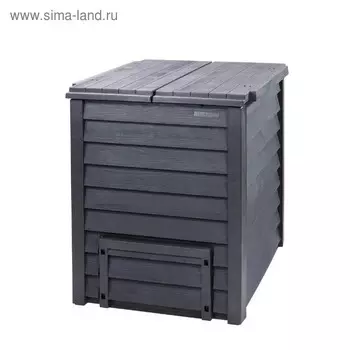 Компостер THERMO-WOOD, 600 л, с решёткой, пластик, антрацит