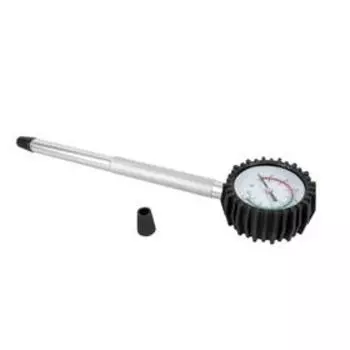 Компрессометр KRAFT KT831011, 16 атм, прижимной, удлиненный, ВАЗ 2110-12, 16V