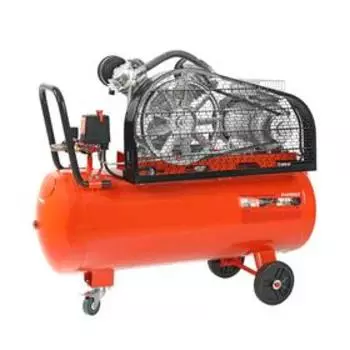 Компрессор поршневой ременной Patriot PTR80-450A, 2200 Вт, 10 бар, 450 л/мин, 80 л, "елочка"