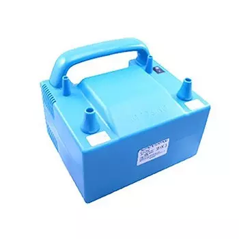 Компрессор с двумя клапанами плавного нажатия, цвет голубой + подарок