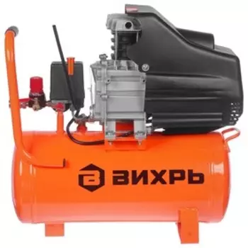 Компрессор "Вихрь" КМП-230/24, коаксиальный, 220 В, 1.6 кВт, 8 бар, 230 л/мин, 24 л