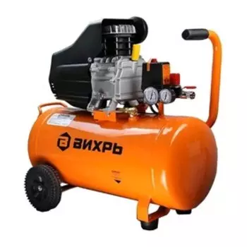 Компрессор "Вихрь" КМП-240/50, масляный, 1.6 кВт, 240 л/мин, 8 бар, 50 л