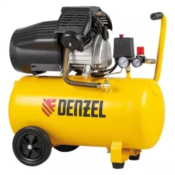 Компрессор воздушный Denzel DCV2200/50, 230 В, 2.2 кВт, 380 л/мин, поршневой прямой привод