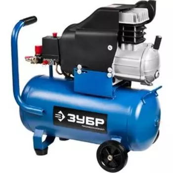 Компрессор "ЗУБР" ЗКПМ-310-24-2.2, воздушный, поршневой, масляный, 24л, 8Атм, 2200Вт, 220В