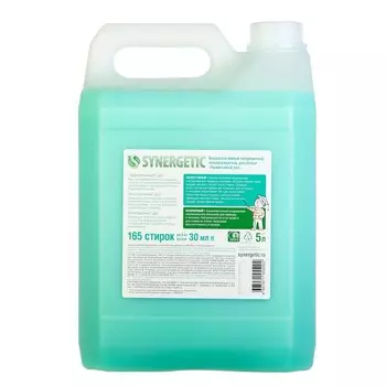 Кондиционер-ополаскиватель для белья Synergetic «Реликтовый лес», гипоаллергенный, 5 л
