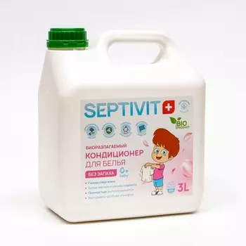 Кондиционер SEPTIVIT "Мягкость и свежесть", 3 л