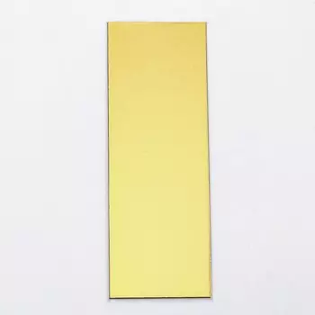 Кондитерская подложка, под торт, золото-белая, 10.5 х 30.5 см, 2.5 мм